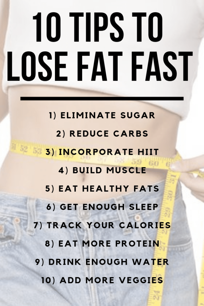 10 Tips for Fast and Effective Fat Loss