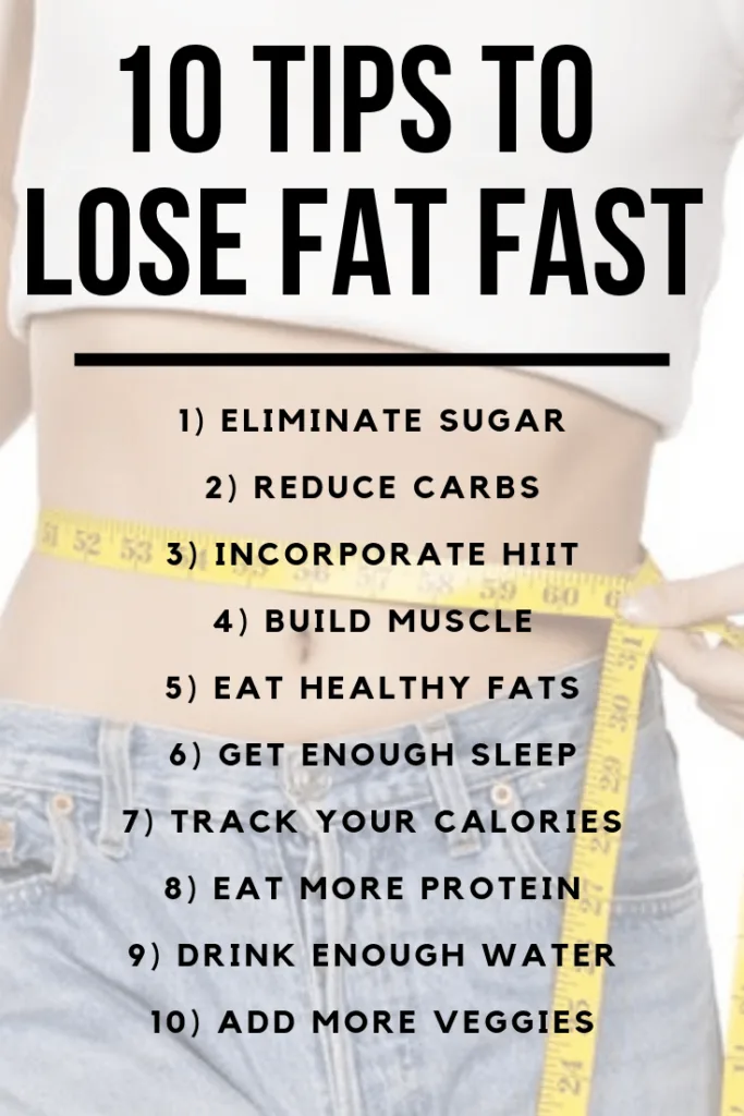 Effective Tips for Losing Body Fat Quickly